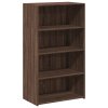 vidaXL Skříň highboard hnědý dub 70 x 41 x 124 cm kompozitní dřevo