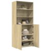 vidaXL Skříň highboard dub sonoma 80 x 42,5 x 185 cm kompozitní dřevo