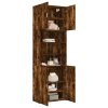 vidaXL Skříň highboard kouřový dub 80 x 42,5 x 249 cm kompozitní dřevo