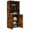 vidaXL Skříň highboard kouřový dub 80 x 42,5 x 185 cm kompozitní dřevo