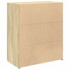 vidaXL Příborník dub sonoma 80 x 42,5 x 93 cm kompozitní dřevo