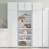 vidaXL Skříň highboard bílá 70 x 41 x 185 cm kompozitní dřevo