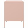 vidaXL Noční stolky 2 ks růžové 36 x 39 x 50,5 cm ocel