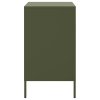 vidaXL Noční stolky 2 ks olivově zelené 36 x 39 x 68 cm ocel