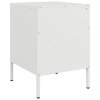vidaXL Noční stolky 2 ks bílé 36 x 39 x 50,5 cm ocel