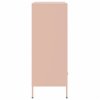 vidaXL Skříň růžová 68 x 39 x 101,5 cm ocel