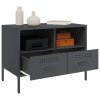 vidaXL TV skříňka antracitová 68 x 39 x 50,5 cm ocel