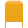 vidaXL TV skříňky 2 ks hořčicově žluté 68 x 39 x 50,5 cm ocel