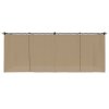 vidaXL Altán se závěsy taupe 6 x 3 m ocel