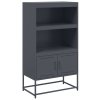 vidaXL Skříň highboard olivově zelená 68,5 x 38,5 x 107 cm ocel