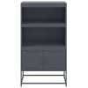 vidaXL Skříň highboard antracitová 68,5 x 38,5 x 123,5 cm ocel