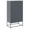 vidaXL Skříň highboard antracitová 68,5 x 38,5 x 123,5 cm ocel