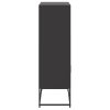 vidaXL Skříň highboard černá 68,5 x 38,5 x 123,5 cm ocel