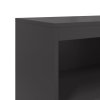 vidaXL Skříň highboard černá 68,5 x 38,5 x 123,5 cm ocel