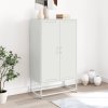 vidaXL Skříň highboard růžová 68,5 x 38,5 x 123,5 cm ocel