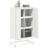 vidaXL Skříň highboard růžová 68,5 x 38,5 x 123,5 cm ocel