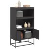 vidaXL Skříň highboard růžová 68,5 x 38,5 x 107 cm ocel