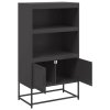 vidaXL Skříň highboard růžová 68,5 x 38,5 x 107 cm ocel