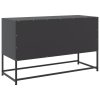 vidaXL Skříň highboard černá 36 x 39 x 123 cm ocel