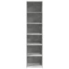 vidaXL Skříň highboard betonově šedá 45 x 41 x 185 cm kompozitní dřevo