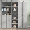 vidaXL Skříň highboard betonově šedá 45 x 41 x 185 cm kompozitní dřevo