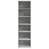 vidaXL Skříň highboard betonově šedá 50 x 41 x 185 cm kompozitní dřevo