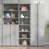 vidaXL Skříň highboard betonově šedá 50 x 41 x 185 cm kompozitní dřevo