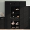 vidaXL Skříň highboard černá 70 x 42,5 x 185 cm kompozitní dřevo