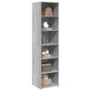 vidaXL Skříň highboard šedá sonoma 45 x 41 x 185 cm kompozitní dřevo