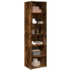 vidaXL Skříň highboard kouřový dub 50 x 41 x 185 cm kompozitní dřevo