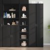vidaXL Skříň highboard černá 40 x 41 x 185 cm kompozitní dřevo