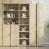 vidaXL Skříň highboard dub sonoma 45 x 41 x 185 cm kompozitní dřevo