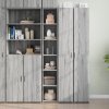 vidaXL Skříň highboard šedá sonoma 30 x 41 x 185 cm kompozitní dřevo