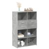 vidaXL Skříň highboard betonově šedá 80x42,5x124 cm kompozitní dřevo