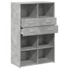 vidaXL Skříň highboard betonově šedá 80x42,5x124 cm kompozitní dřevo