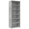 vidaXL Skříň highboard betonově šedá 70 x 41 x 185 cm kompozitní dřevo