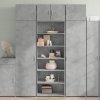 vidaXL Skříň highboard betonově šedá 70 x 41 x 185 cm kompozitní dřevo