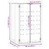 vidaXL Box na 1 popelnici šedý 69 x 79 x 117 cm ocel