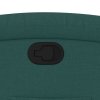 vidaXL Zvedací polohovací křeslo tmavě zelené textil