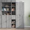vidaXL Skříň highboard šedá sonoma 30 x 42,5 x 185 cm kompozitní dřevo