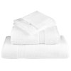 vidaXL Premium ručníky SOLUND 10 ks bílé 100 x 200 cm 600 g/m²