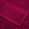 vidaXL Prémiové osušky SOLUND 10 ks bordó 100x150 cm 600 g/m²