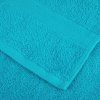 vidaXL Premium ručníky SOLUND 10 ks tyrkysové 100x200 cm 600 g/m²