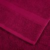 vidaXL Prémiové ručníky SOLUND 10 ks bordó 100x200 cm 600 g/m²