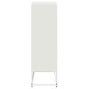 vidaXL Skříň highboard bílá 68,5 x 38,5 x 123,5 cm ocel