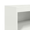 vidaXL Skříň highboard bílá 68,5 x 38,5 x 123,5 cm ocel