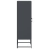 vidaXL Skříň highboard antracitová 36 x 39 x 123 cm ocel