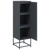 vidaXL Skříň highboard antracitová 36 x 39 x 123 cm ocel