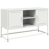 vidaXL Skříň highboard hořčicově žlutá 100,5 x 39 x 107 cm ocel