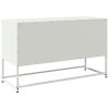 vidaXL Skříň highboard hořčicově žlutá 100,5 x 39 x 107 cm ocel
